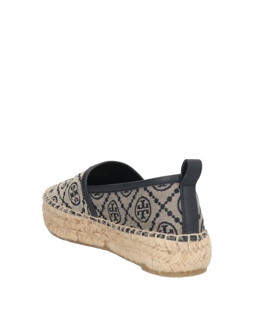 Tory Burch Gray Rinted Canvas Shoes