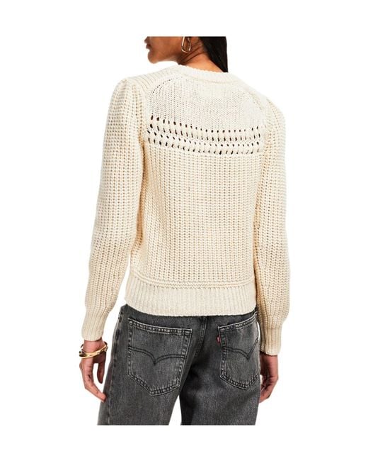 Isabel Marant White Cable Knit Jumper