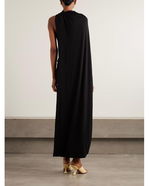 Cult Gaia Black Cape Maxi Dress