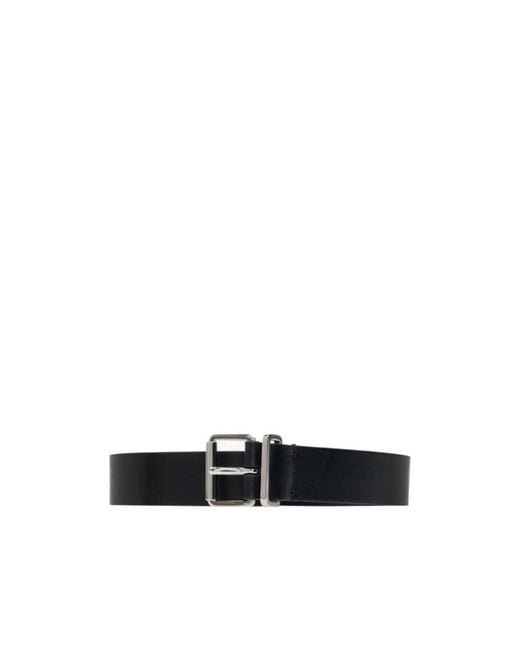 DSquared² White Logo-Embossed Buckle Belt for men