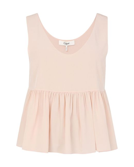 Chloé Pink Sleeveless Top