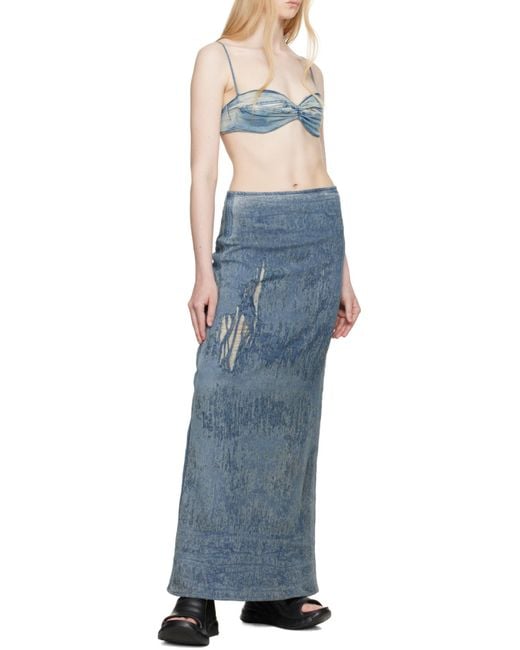 DIESEL Blue De-Ouchy- Denim Top