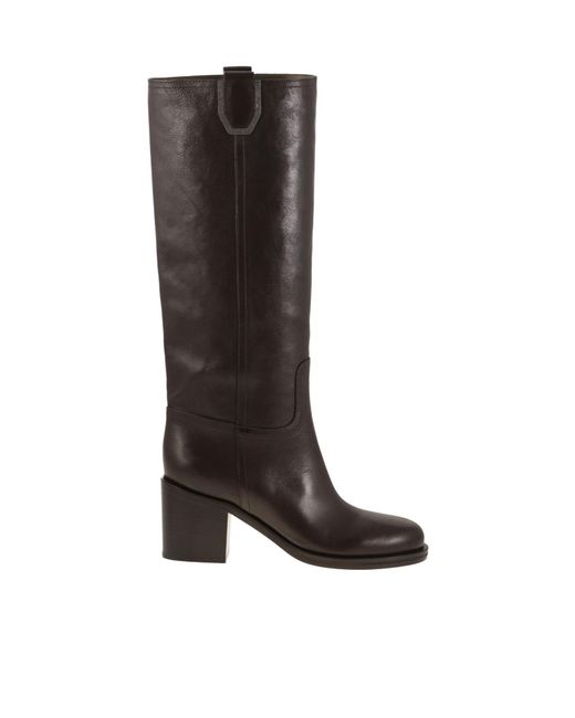 Brunello Cucinelli Brown Monili Detailed Classic Boots