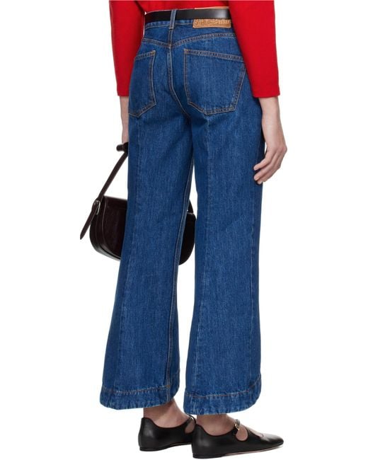 Bally Blue Belt Loop Jeans