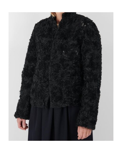 Comme des Garçons Black Long-Sleeved Casual Jacket