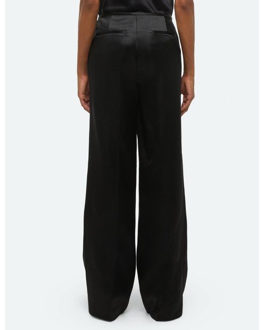 Helmut Lang Black Minimal Satin Pants