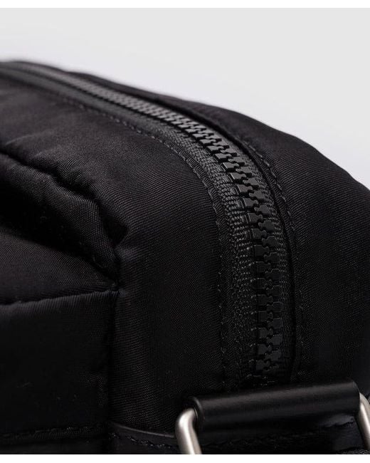 Off-White c/o Virgil Abloh Black Outdoor Zipped Messenger Bag for men