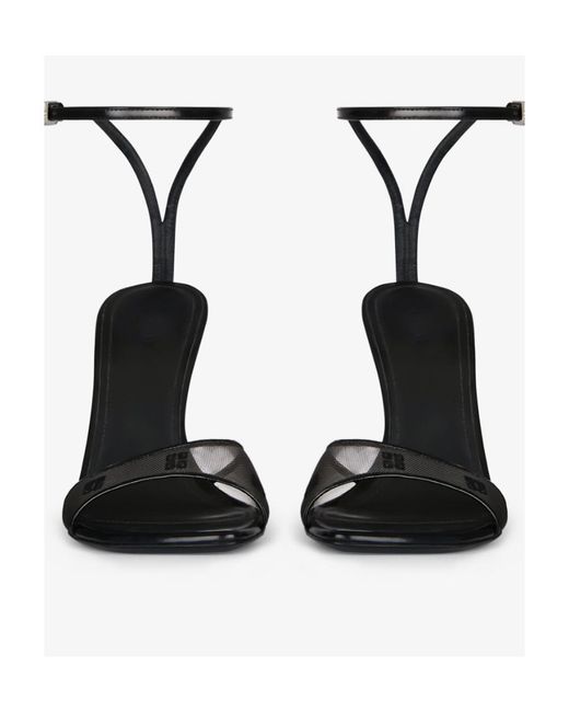 Givenchy White 4G Mesh Stitch Sandals