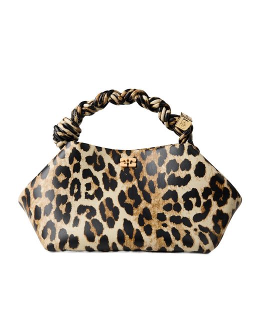 Ganni Metallic Print Crossbody Bag