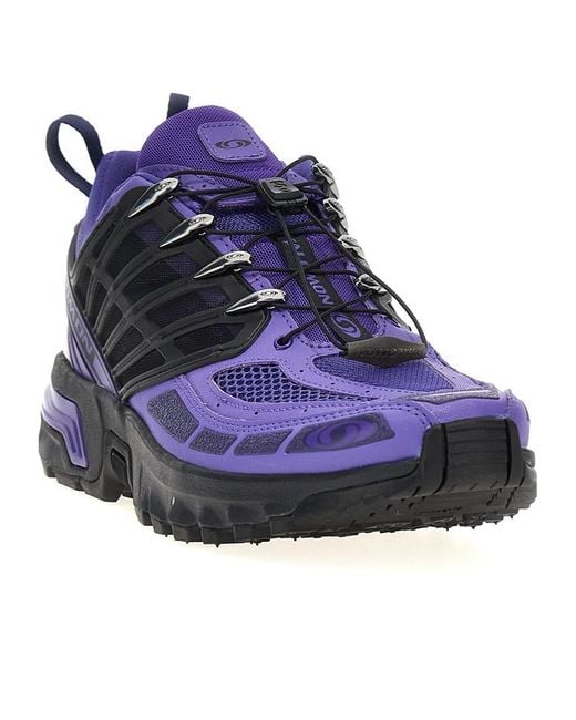 Salomon Lab Blue Salomon Acs Pro Logo Printed Sneakers for men
