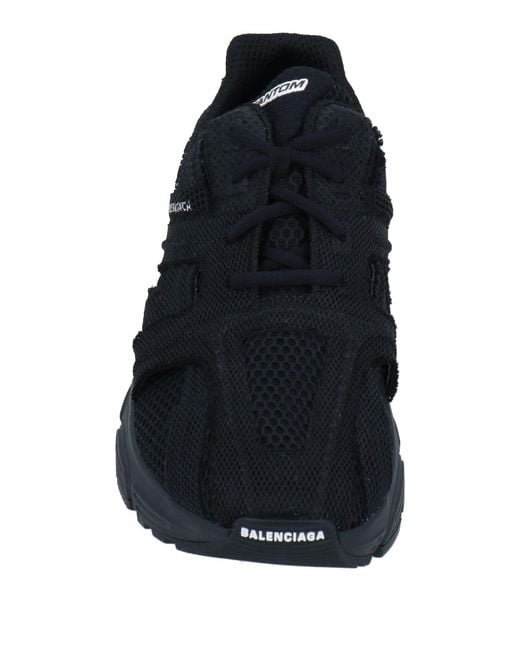 Balenciaga Black Minimalist Low-Top Casual Shoes