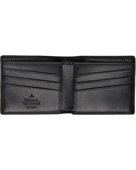 Vivienne Westwood Black Bi-Fold Wallet for men