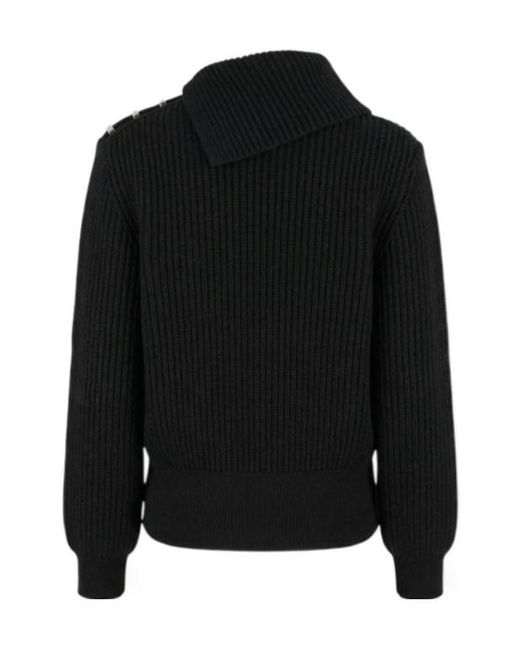 Alaïa Black Long-Sleeved Knitwear