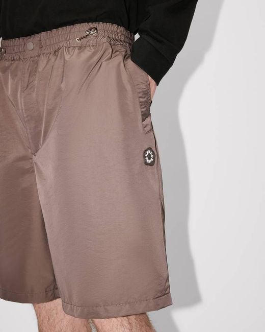 KENZO Green 'Boke Flower 2.0' Shorts for men