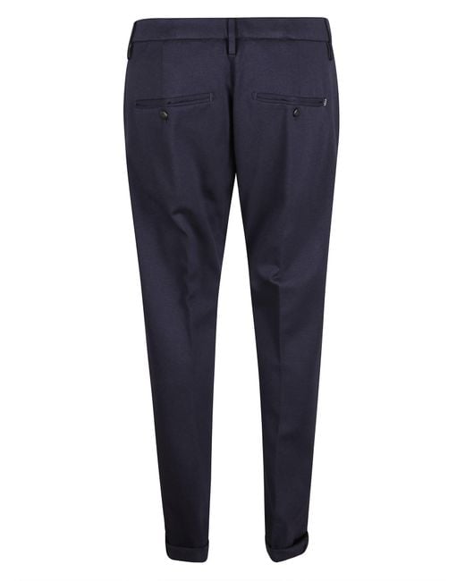 Dondup Blue Trousers for men