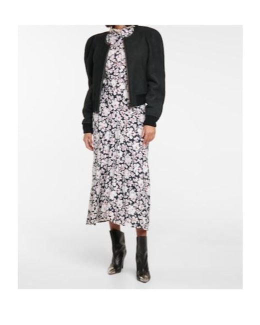 Isabel Marant Black Boden Reversible Shearling Jacket
