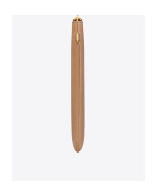 Saint Laurent Natural Rive Gauche Zip-Up Clutch Bag for men