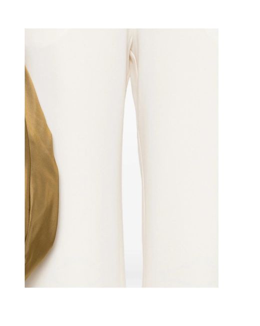 Fabiana Filippi White Amelia Trousers