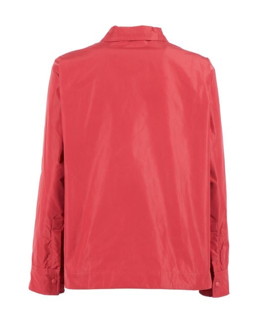 Aspesi Red Pocket Button Jacket