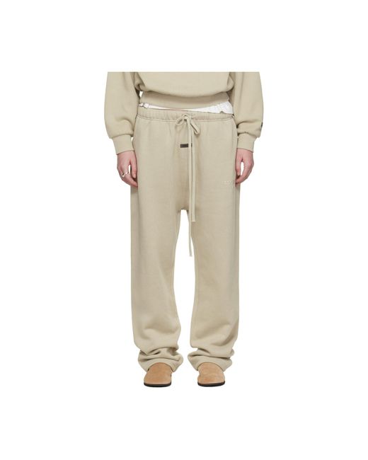 Fear Of God Natural Emblem Patch Tracksuit Pants