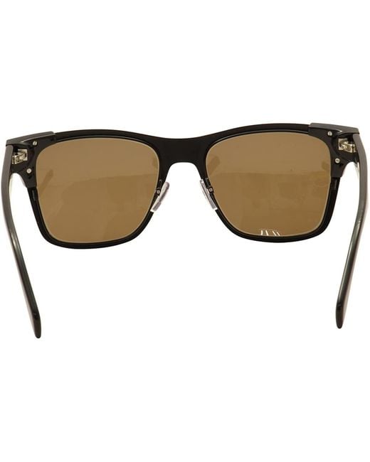 McQueen Metallic Logo Detail Sunglasses for men