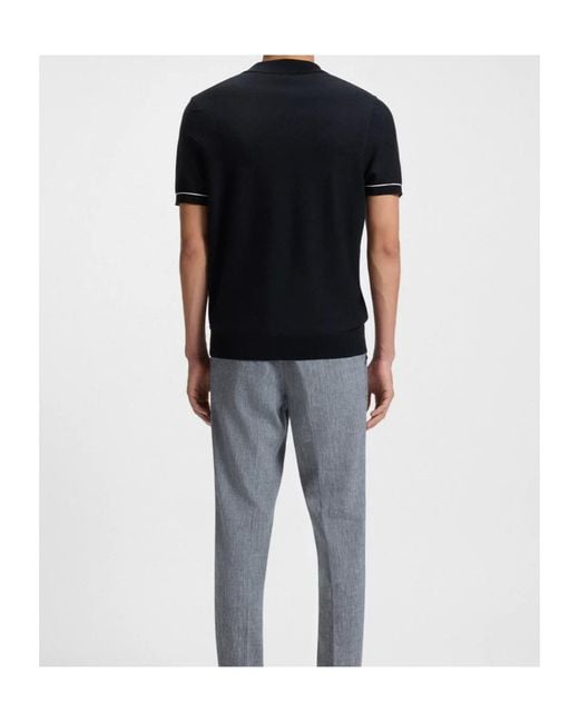 Boss Black V-Neck Polo Shirt for men