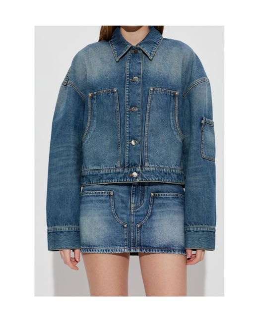 Amiri Blue Denim Work Jacket