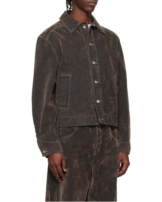 Jacquemus Black Mirada Button-Up Jacket for men