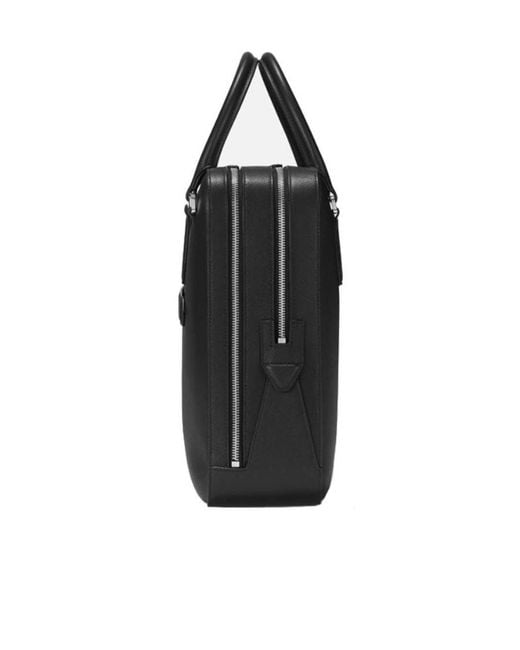 Montblanc Black Logo Logo Briefcase for men