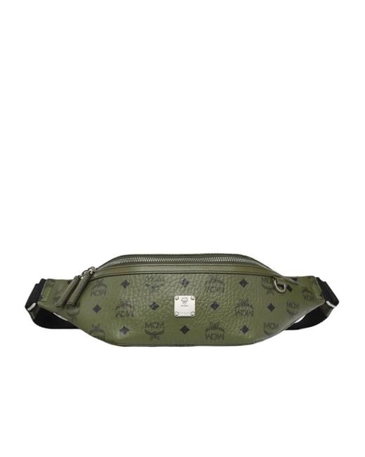 MCM Green Fursten Vi Belt Medium Bags for men