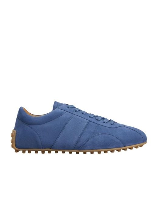 Tod's Blue Lace-Up Sneakers for men
