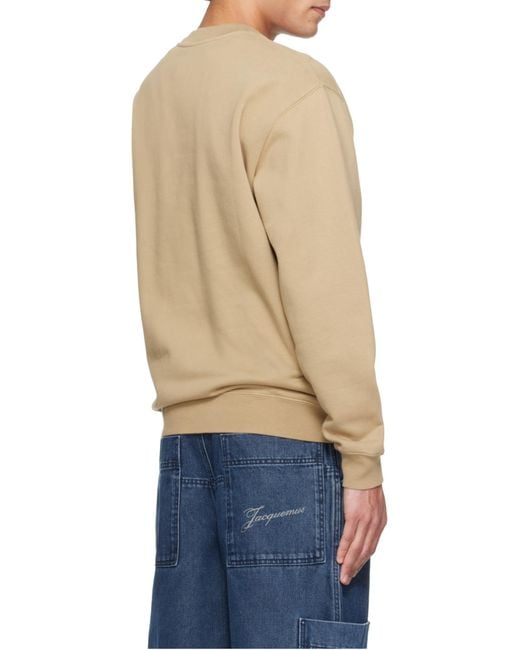 Jacquemus Natural Gros Grain Sweater for men