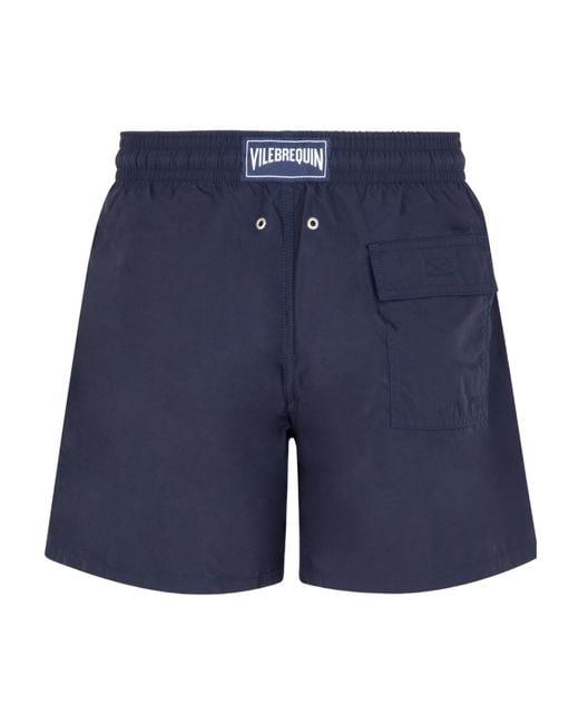Vilebrequin Blue Moorea Drawstring Swim Shorts for men