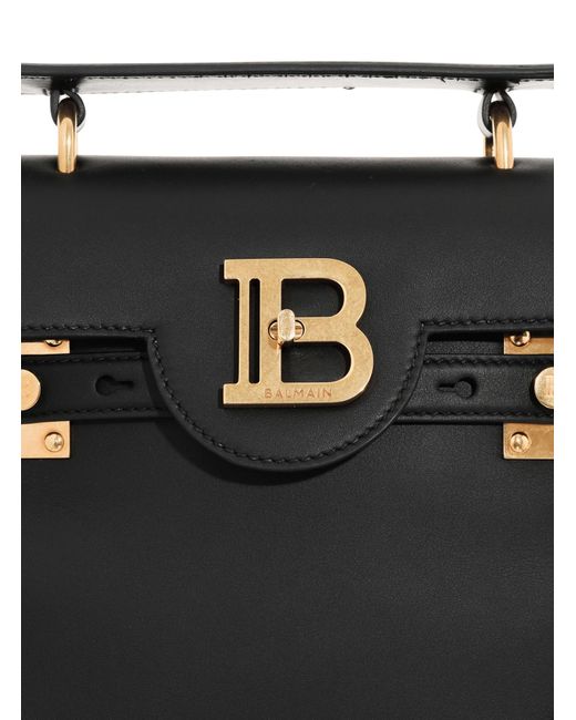Balmain Black B-Buzz 23 Foldover Top Tote Bag