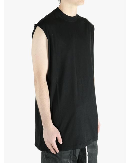 Rick Owens Black Sleeveless Top for men