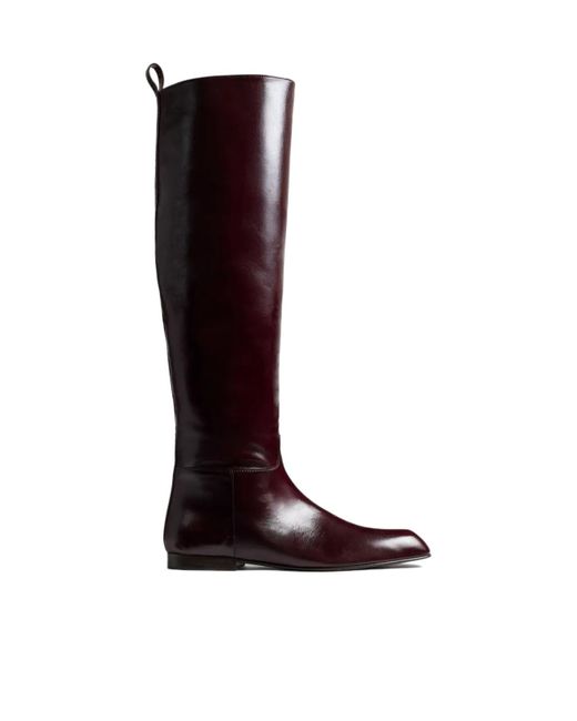 Khaite Black Colt Knee-High Boots