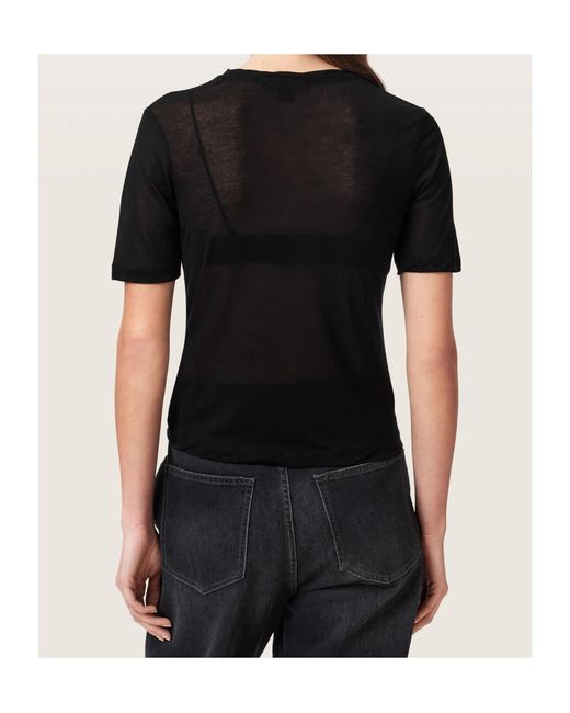 AllSaints Black Short-Sleeved T-Shirt