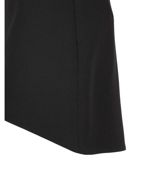 Givenchy Black Mini Tailored Skirt