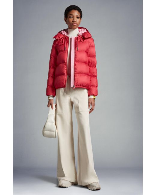 Moncler Red Dronieres Short Down Jacket