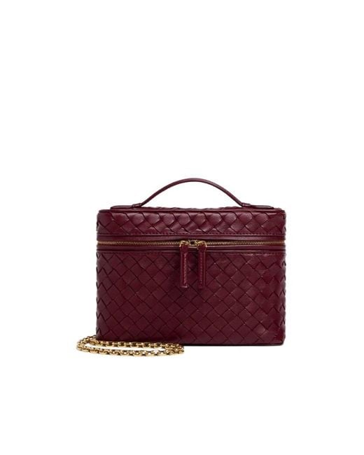 Bottega Veneta Red Small Soft Vanity