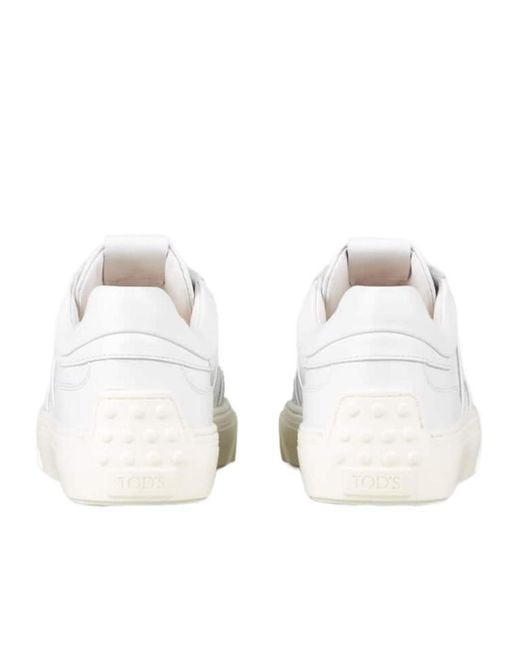 Tod's White Laced Sneakers