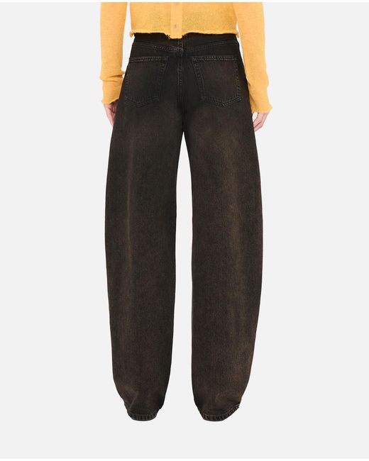 Haikure Black Bibi Wide Jeans