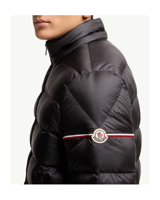 Moncler Black Ravenlock Hooded Short Down Jacket for men