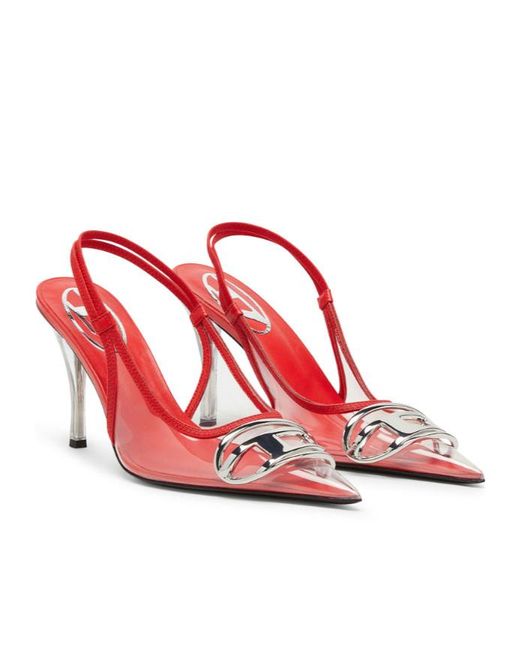 DIESEL Pink 90Mm D-Venus Sb Pumps