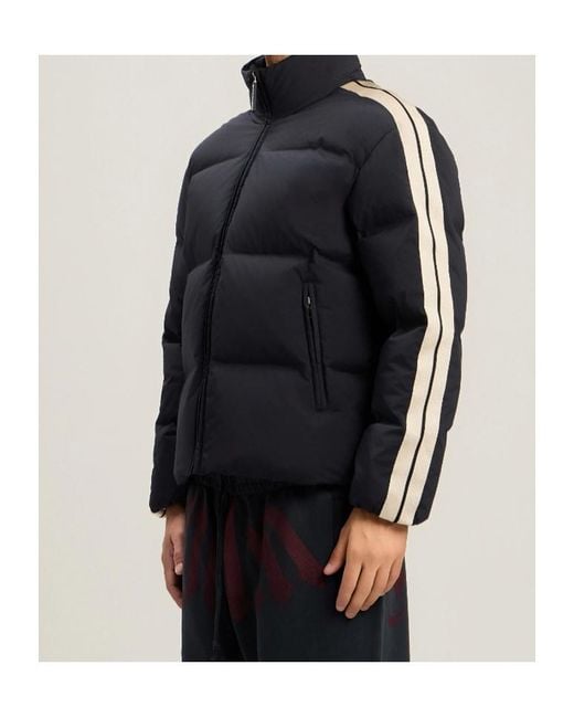 Palm Angels Blue Classic Logo Track Down Jacket for men