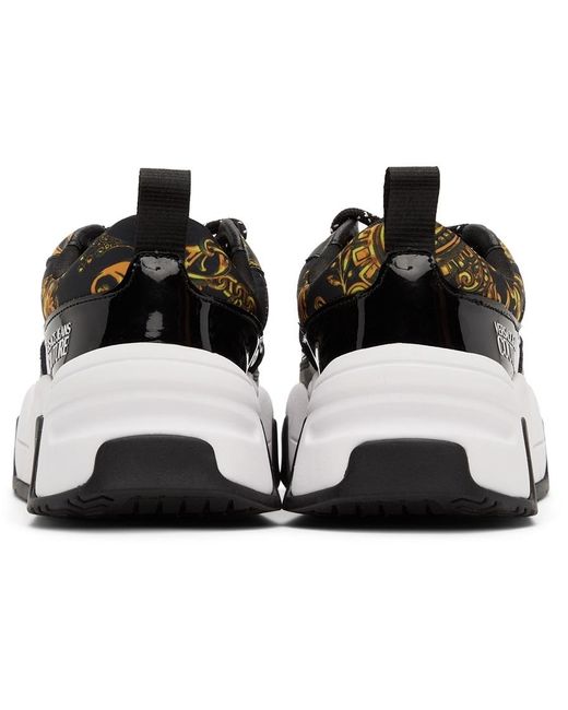Versace Jeans Black Logo Casual Sports Shoes
