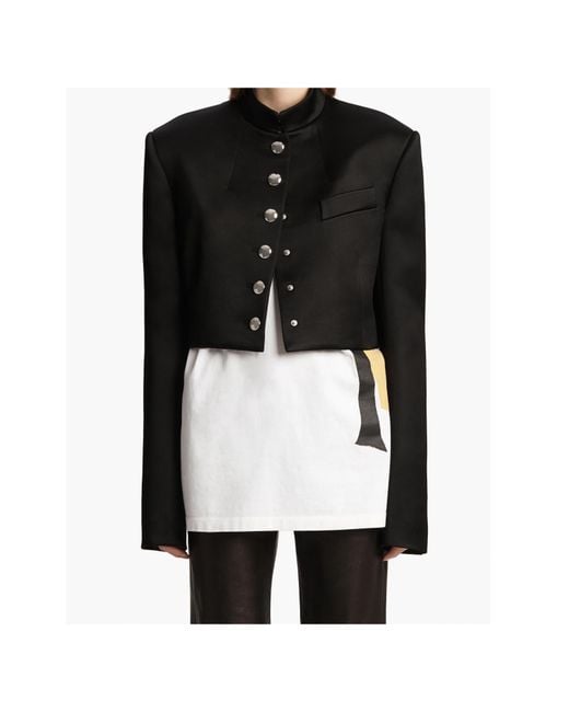 Khaite Black Samuelson Button Jacket