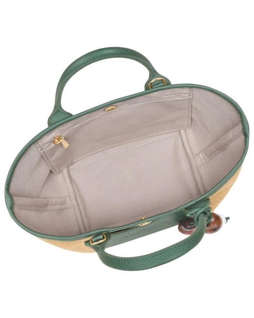 Longchamp Green Le Pliage Collection Xs Basket Bag