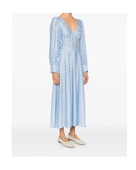 Posse Blue Long-Sleeved Dress