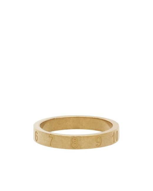 Maison Margiela Natural Numeric Logo Ring for men